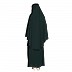 BT- Two Piece Jilbab combo in Bottle Green BT- Two Piece Jilbab combo in Bottle Green